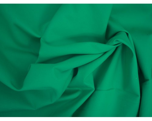 Plain Cotton Poplin Fabric - Green